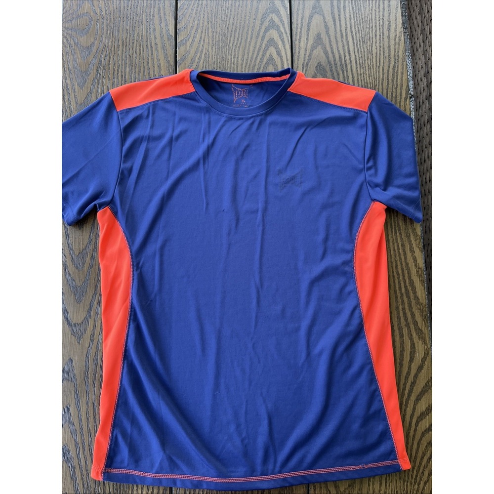 Tapout Shirt Mens Medium Blue‎ Short Sleeve Polyester Lightweight XL